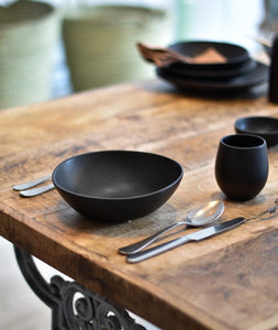 Assiette creuse en grès | Dadasi 20 cm (Lot de 4)