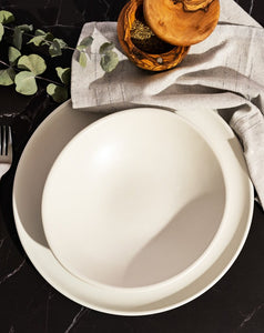 Assiette à pâtes en grès | Dadasi 24 cm (Lot de 4)