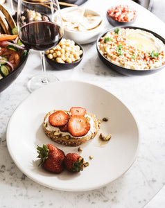 Assiette plate en grès | Dadasi 26 cm (Lot de 4)
