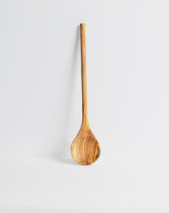  Cuillère Ronde en Bois d'Olivier