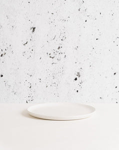 Stoneware Flat Salad/Dinner Plate | Edan 23 cm (Set of 4)